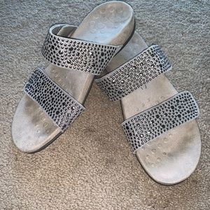 Silver Vionic Sandals